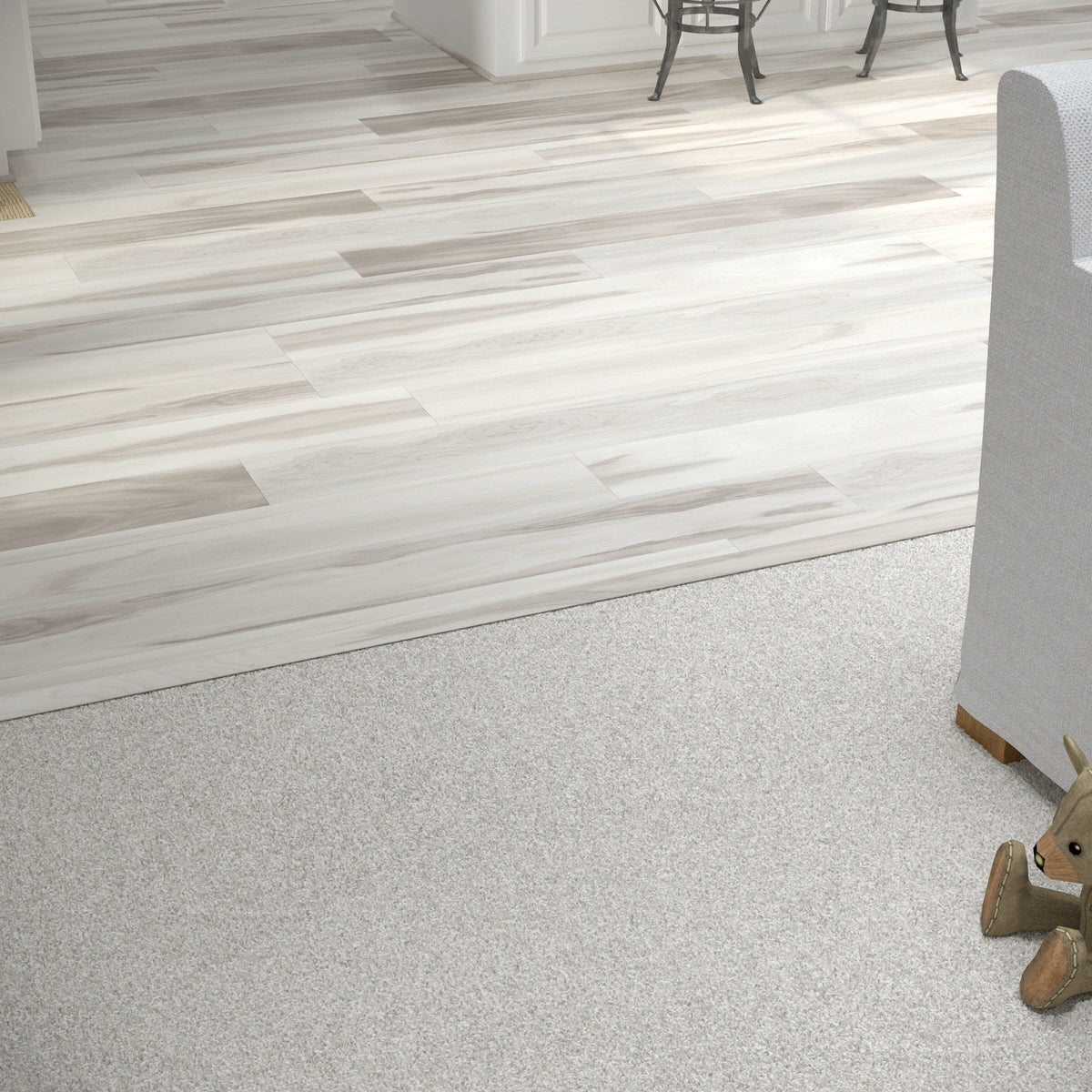 CALI Seascape Hickory 1.25-in x 72-in Vinyl Floor T-Moulding