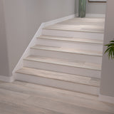 CALI Vinyl Pro with Mute Step 2.06-in x 72-in Castaway Oak Prefinished Stair Nosing