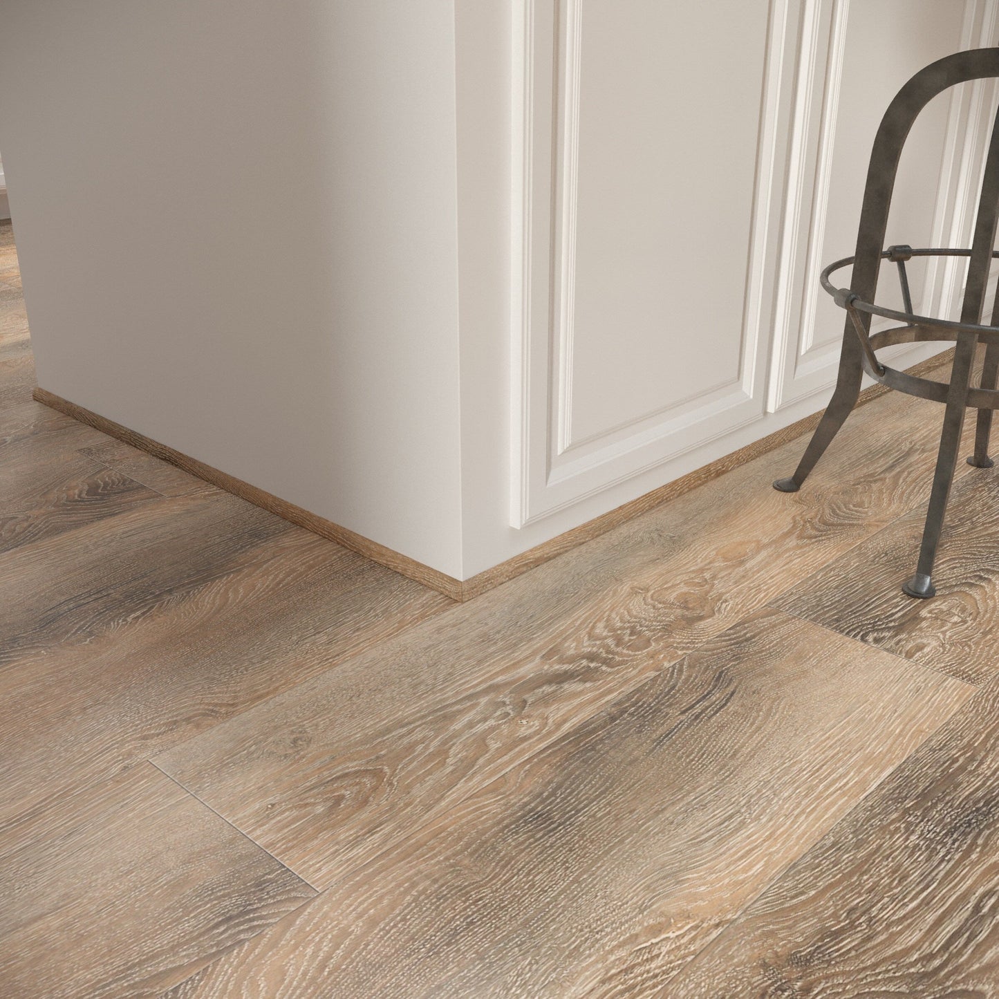 CALI Osprey Oak 0.7-in x 72.83-in Vinyl Floor Quarter Round