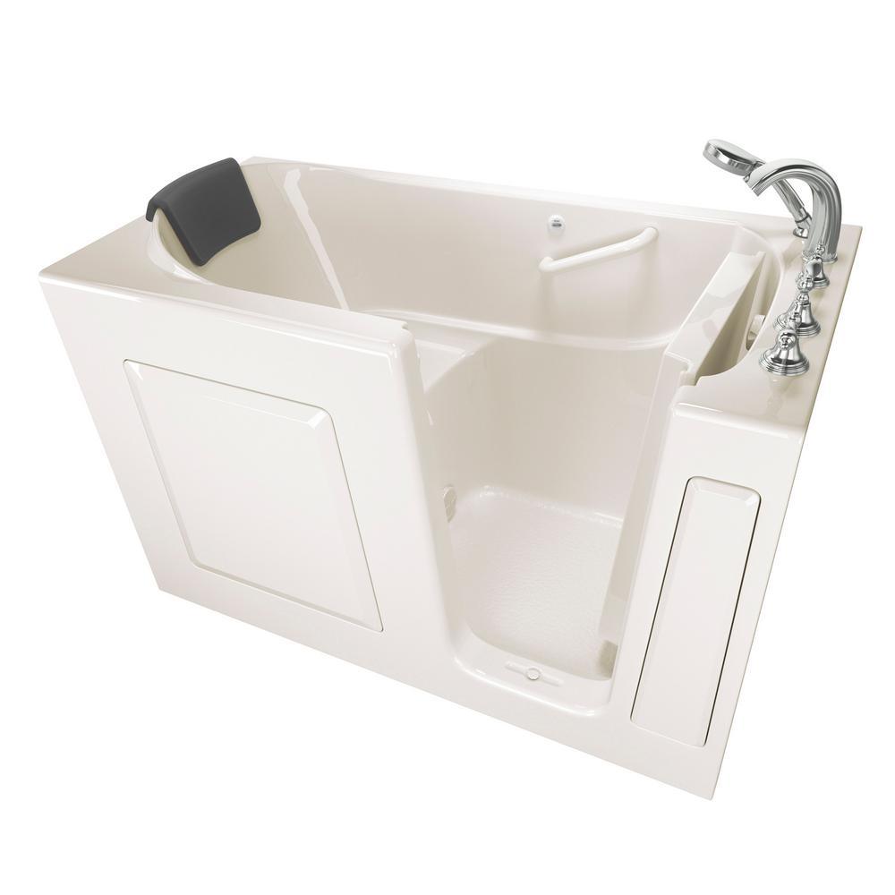 Gelcoat Premium Series 60 in. Left Hand Walk-In Soaking Tub in White - Super Arbor