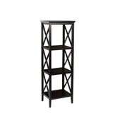 X-Frame 18.11 in. W Bathroom Towel Tower in White - Super Arbor