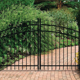 Freedom 9-ft H x 4-in W Black Aluminum Decorative Blank Fence Post