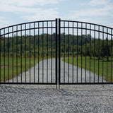 Freedom 9-ft H x 2-in W Black Aluminum Decorative Blank Fence Post