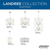 Progress Lighting Landree 5-Light Gray Traditional Chandelier
