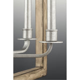 Progress Lighting Turnbury 6-Light Gray Coastal Chandelier