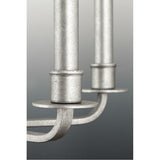 Progress Lighting Turnbury 4-Light Gray Coastal Chandelier