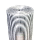 Maocao Hoom 100-Feet x 4-Feet 23-Gauge Silver Metal Welded Wire Rolled Fencing, 1/4-in Mesh