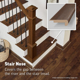 SimpleSolutions 2.37-in x 78.7-in Hermosa Oak Prefinished Stair Nosing