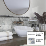 Apollo Tile 10-Pack Gray 1-in x 12-in Marble Baseboard Tile (0.5-sq. ft/ Carton)