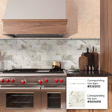 Apollo Tile 10-Pack Snow White 1-in x 12-in Marble Pencil Tile (0.667-sq. ft/ Carton)