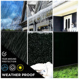 BOEN 6-ft H x 50-ft W Black Polyethelene Chain Link Fence Screen