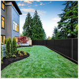 BOEN 4-ft H x 50-ft W Black Polyethelene Chain Link Fence Screen