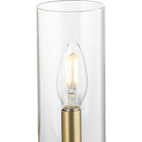 Progress Lighting Glennaire 4-Light Brushed Gold Modern/Contemporary Chandelier