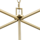 Progress Lighting Glennaire 4-Light Brushed Gold Modern/Contemporary Chandelier
