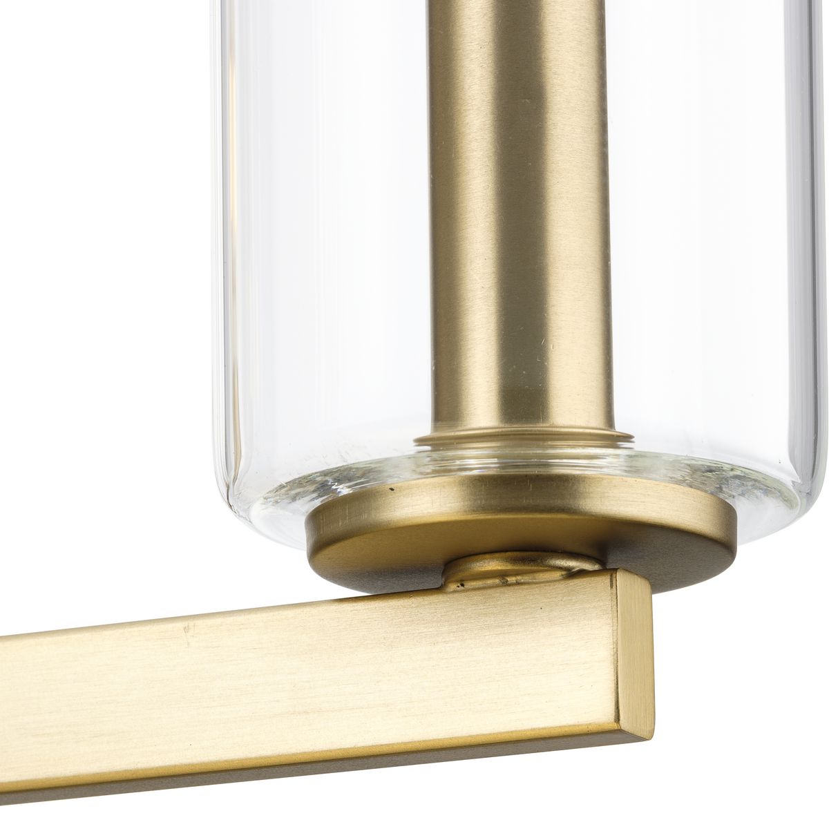 Progress Lighting Glennaire 4-Light Brushed Gold Modern/Contemporary Chandelier