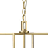 Progress Lighting Glennaire 4-Light Brushed Gold Modern/Contemporary Chandelier
