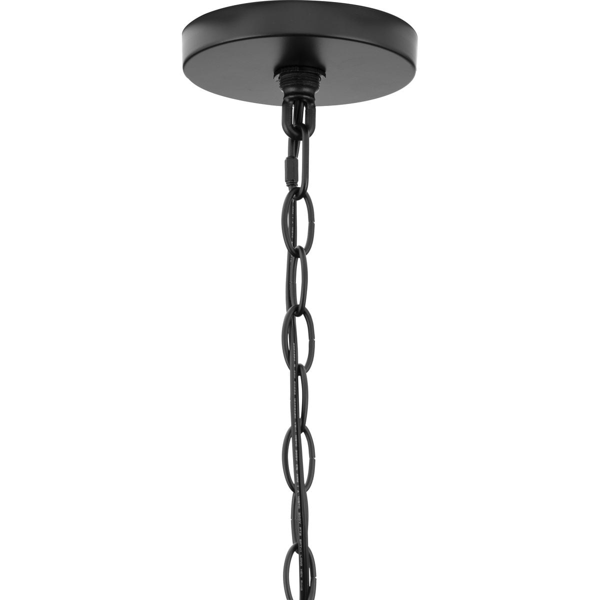 Progress Lighting Morehouse 3-Light Matte Black Transitional Seeded Glass Cylinder Medium Hanging Pendant Light