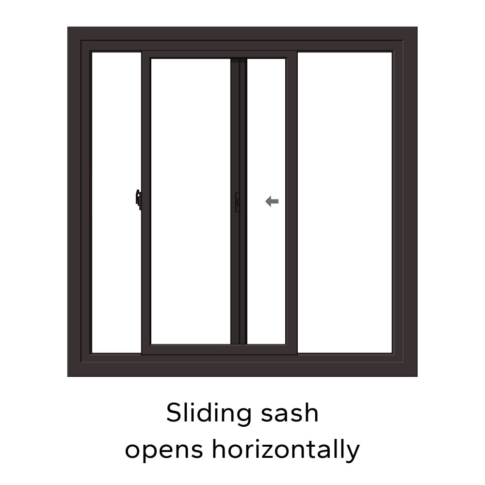 Pella 250 Series 71-1/2-in x 47-1/2-in x 3-1/4-in Jamb Left-Operable Vinyl Sliding Window, White, Half Screen Included