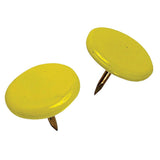 Hillman 0.375 in. Yellow Steel Thumb Tacks, 40-Pack