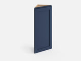 Valleywood Cabinetry 12-in W x 36-in H x 12-in D Marine Blue Birch Diagonal Corner Wall Ready To Assemble Plywood Cabinet (Flat Panel Shaker Style)