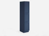 Valleywood Cabinetry 18-in W x 90-in H x 24-in D Marine Blue Birch Pantry Ready To Assemble Plywood Cabinet (Flat Panel Shaker Door Style)
