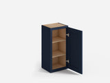 Valleywood Cabinetry 18-in W x 30-in H x 12-in D Marine Blue Birch Wall Ready To Assemble Plywood Cabinet (Flat Panel Shaker Door Style)