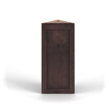 Valleywood Cabinetry 12-in W x 30-in H x 12-in D Rustic Hickory Diagonal Wall Ready To Assemble Plywood Cabinet (Flat Panel Shaker Door Style)