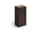 Valleywood Cabinetry 9-in W x 42-in H x 12-in D Rustic Hickory Wall Ready To Assemble Plywood Cabinet (Flat Panel Shaker Door Style)