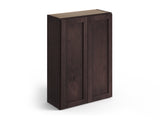 Valleywood Cabinetry 33-in W x 30-in H x 12-in D Rustic Hickory Wall Ready To Assemble Plywood Cabinet (Flat Panel Shaker Door Style)