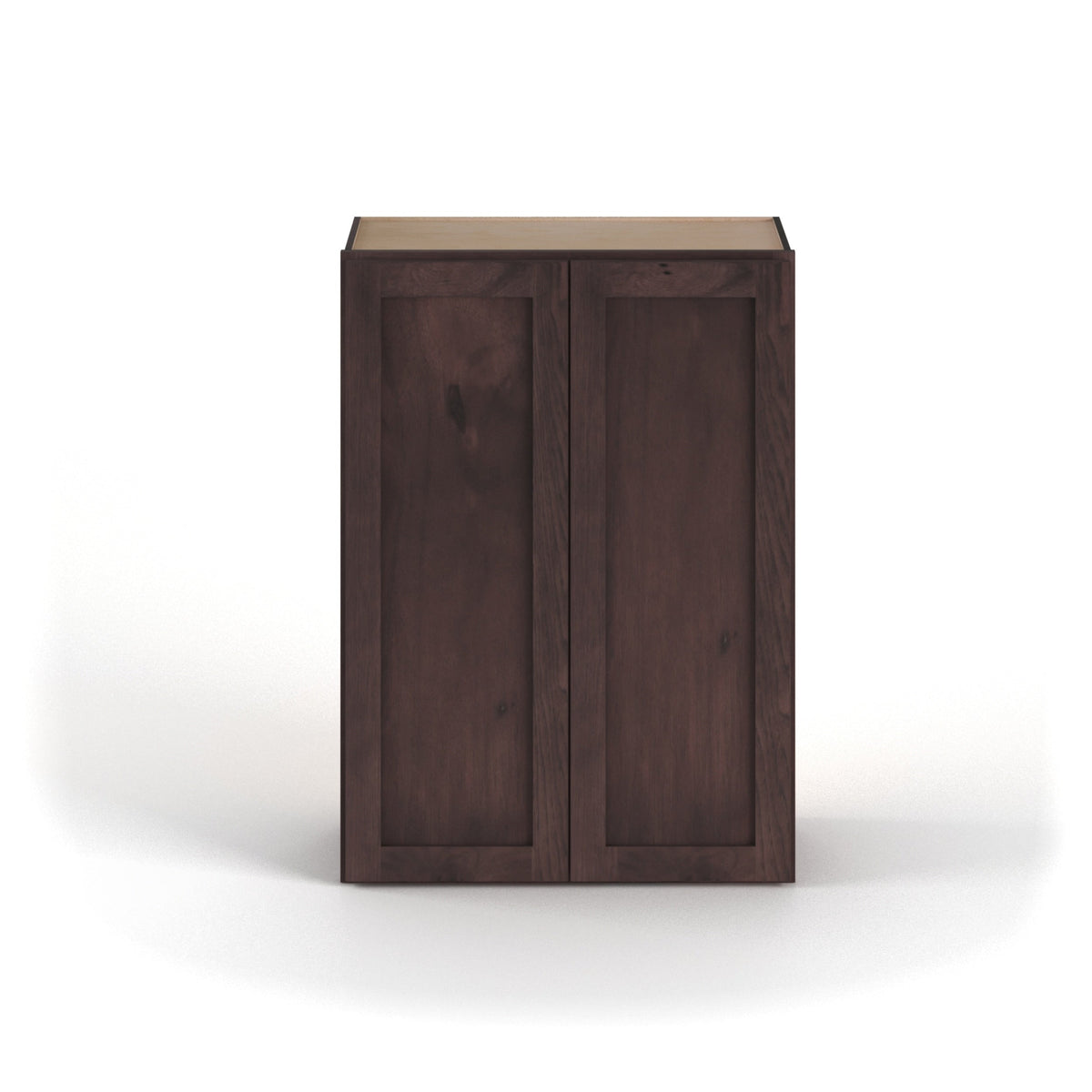 Valleywood Cabinetry 33-in W x 30-in H x 12-in D Rustic Hickory Wall Ready To Assemble Plywood Cabinet (Flat Panel Shaker Door Style)