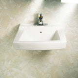 American Standard Comrade Wall-Mounted Bathroom Sink for Wall Hanger in White