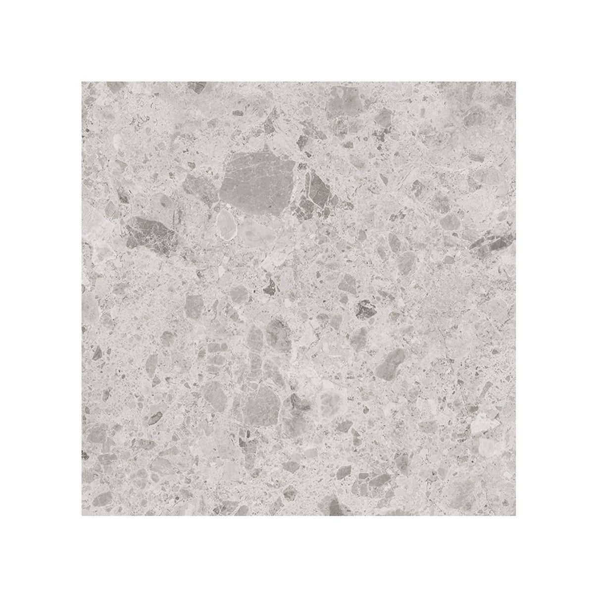Giorbello (Sample) Ambience Terrazzo Ivory 24-in x 24-in Matte Porcelain Stone Look Floor and Wall Tile