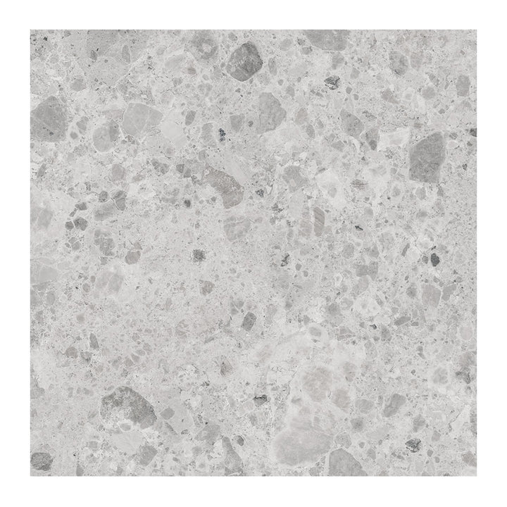 Giorbello Ambience Terrazzo Silver 24-in x 24-in Matte Porcelain Stone Look Floor Tile (12-sq. ft/ Carton)