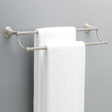 Delta Windemere 24-in Brushed Nickel Wall Mount Double Towel Bar