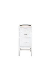 James Martin Vanities Addison 15-in x 33.3-in x 15-in Glossy White Soft Close Bathroom Wall Cabinet