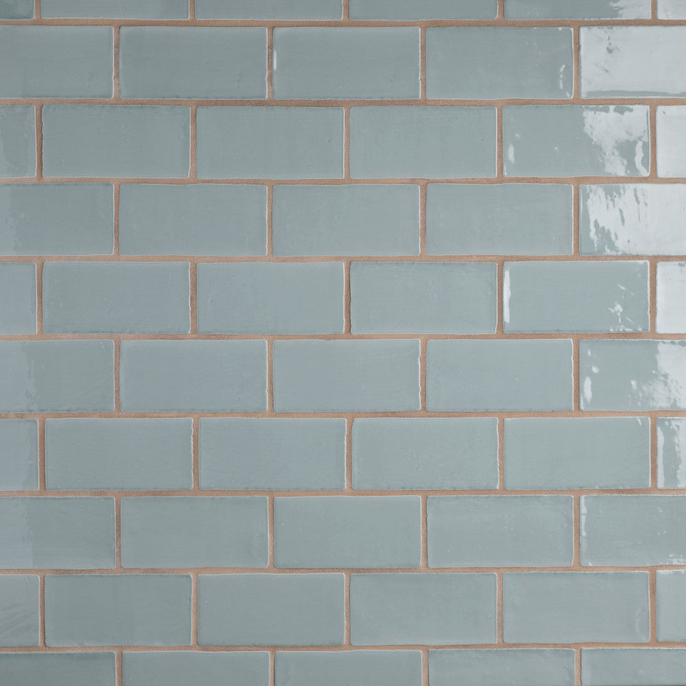 Merola Tile Chester Acqua 3 in. x 6 in. Ceramic Wall Subway Tile (6.02 sq. ft. / Case)