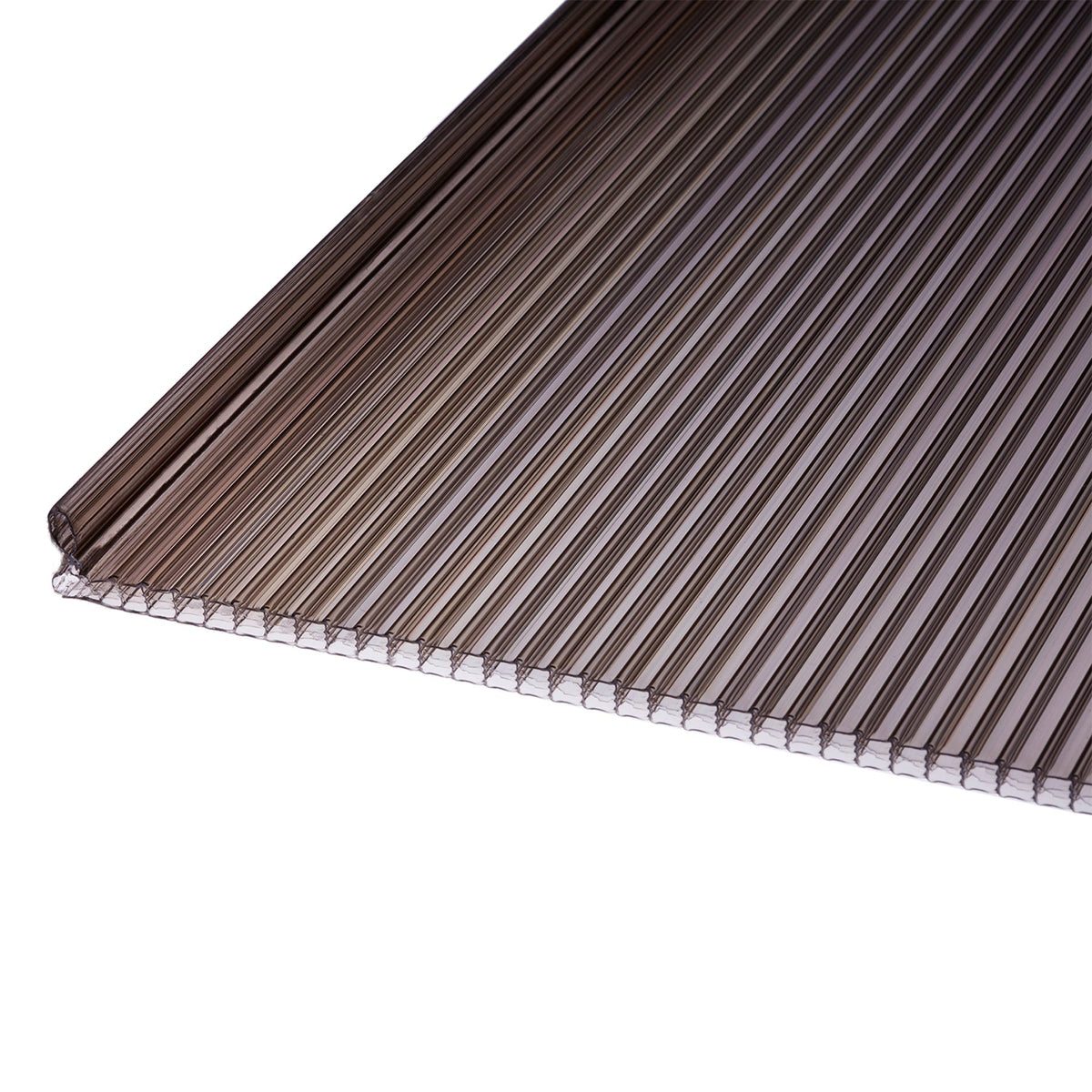 AmeriLux International TOPGAL Multiwall Pergola Roof Panel Kit, 10-ft x 10-ft, Standing Seam, Bronze Polycarbonate