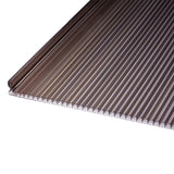 AmeriLux International TOPGAL Multiwall Pergola Roof Panel Kit, 10-ft x 10-ft, Standing Seam, Bronze Polycarbonate