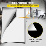 VEVOR 79.2-in W x 276-in L x 0.06-in T Interlocking PVC Plastic Gym Floor Roll (77.5-sq ft)