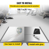 VEVOR 79.2-in W x 276-in L x 0.06-in T Interlocking PVC Plastic Gym Floor Roll (77.5-sq ft)