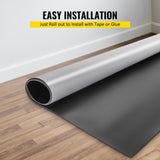 VEVOR 79.2-in W x 188.4-in L x 0.06-in T Interlocking PVC Plastic Gym Floor Roll (103.62-sq ft)