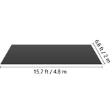 VEVOR 79.2-in W x 188.4-in L x 0.06-in T Interlocking PVC Plastic Gym Floor Roll (103.62-sq ft)