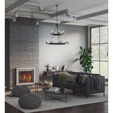 Progress Lighting Gresham 15-Light Black Transitional Chandelier