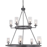 Progress Lighting Gresham 15-Light Black Transitional Chandelier