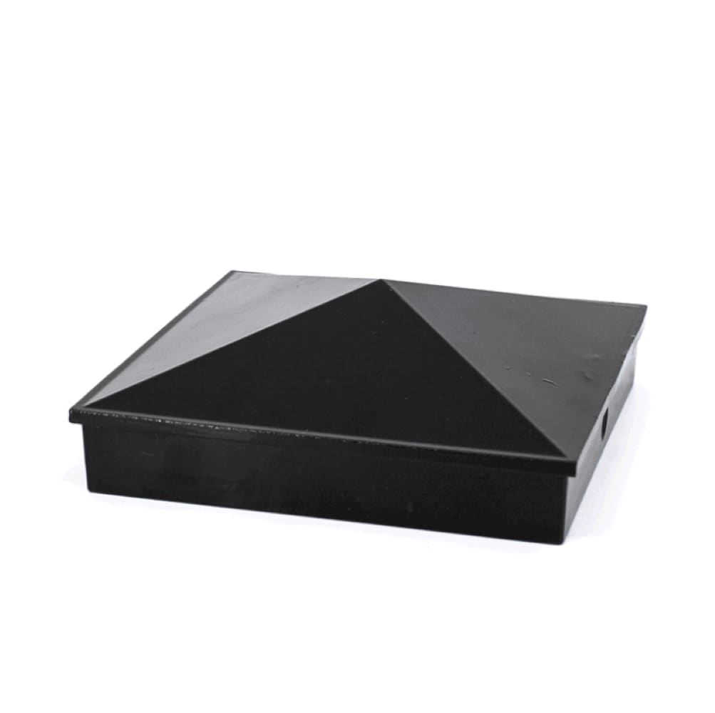 TITAN BUILDING PRODUCTS 6-in x 6-in Post caps Black Aluminum Deck Post Cap