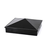 TITAN BUILDING PRODUCTS 6-in x 6-in Post caps Black Aluminum Deck Post Cap