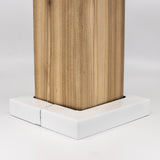 TITAN BUILDING PRODUCTS 6-in x 6-in White Metal Deck Post Base Trim