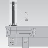 TITAN BUILDING PRODUCTS 3.5-in x 3.5-in Structural post anchor Hot Zinc Galvanized Steel Post Connector