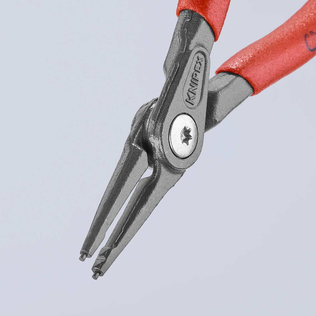 KNIPEX 5.6-in Internal Circlip Pliers, Straight Tips (48 11 J1)