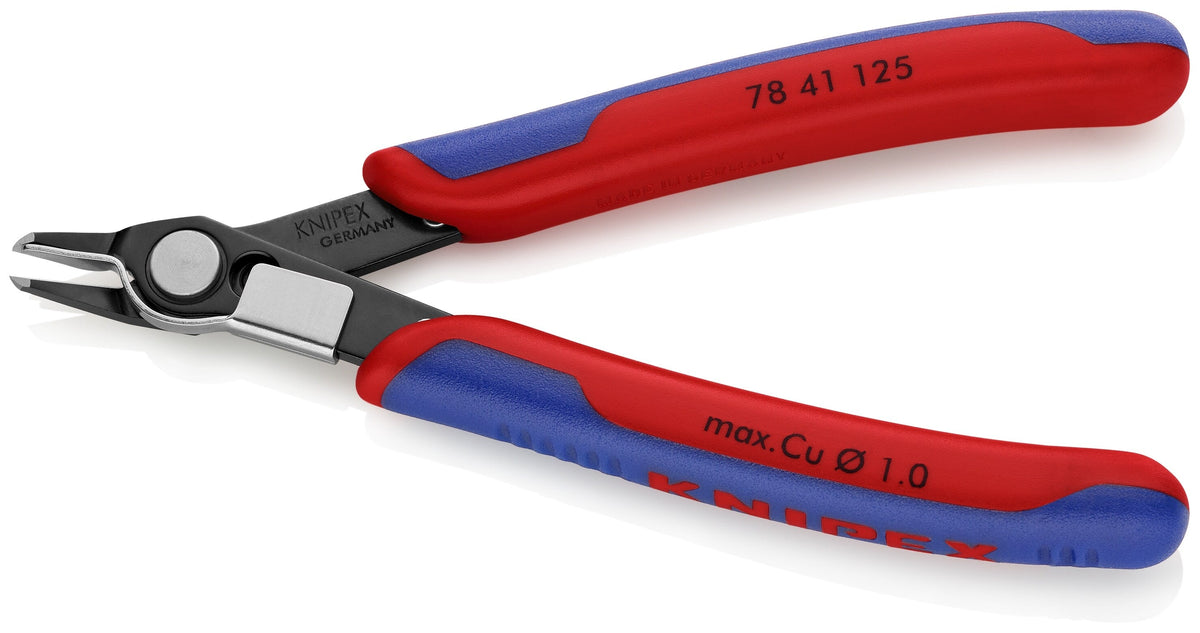 KNIPEX 5-in Precision Cutting Pliers, Chrome Vanadium, 78 41 125